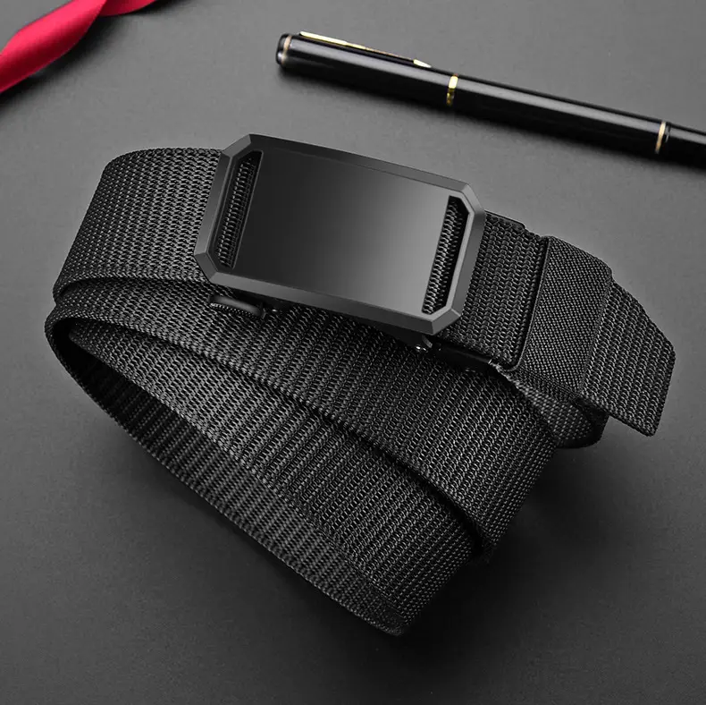 Men's Black Crossbody Belt with Adjustable Strap — feature 14