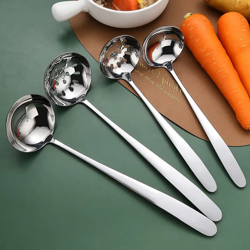 410 Stainless Steel Soup Spoons Set of 4 - Image 8
