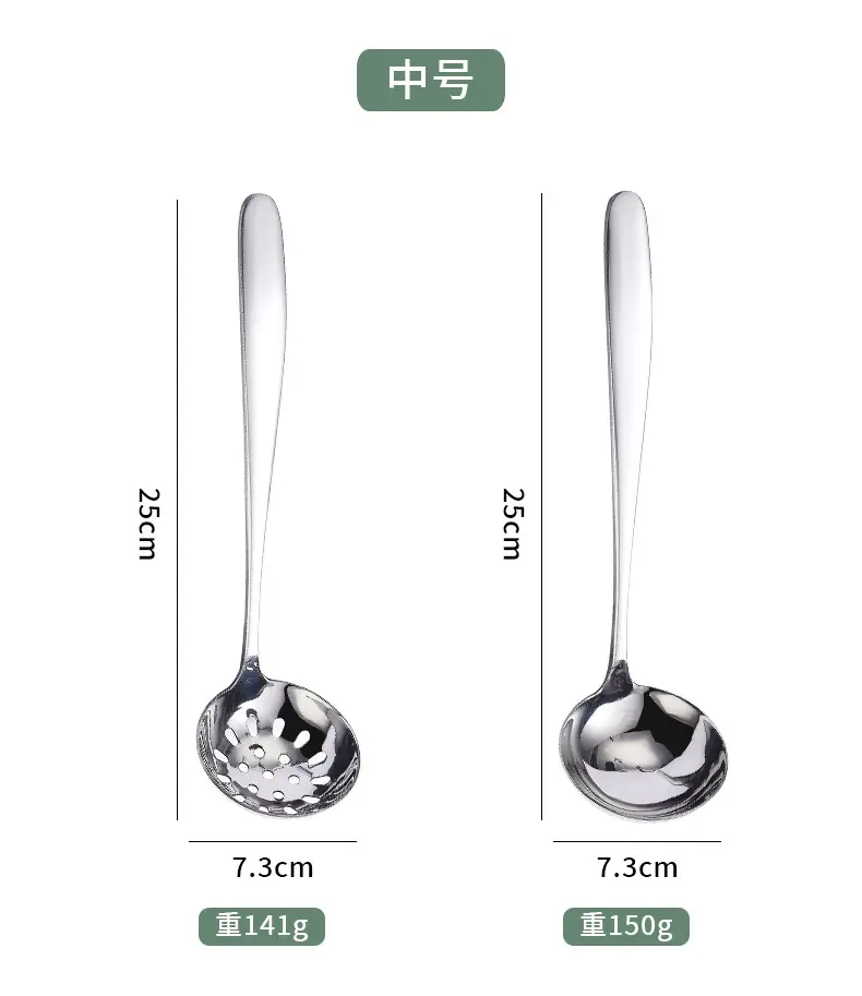 410 Stainless Steel Soup Spoons Set of 4 — feature 12