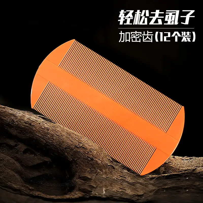 Red Fine Teeth Comb for Women & Girls - Image 10