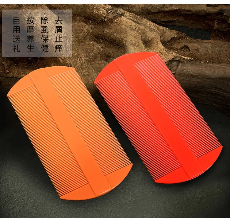 Red Fine Teeth Comb for Women & Girls — feature 2