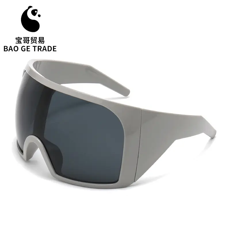 Pink Integrated Lens Ski Sunglasses for Men Women - Image 5