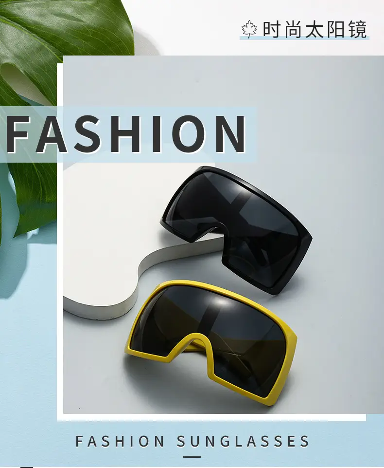 Pink Integrated Lens Ski Sunglasses for Men Women — feature 1