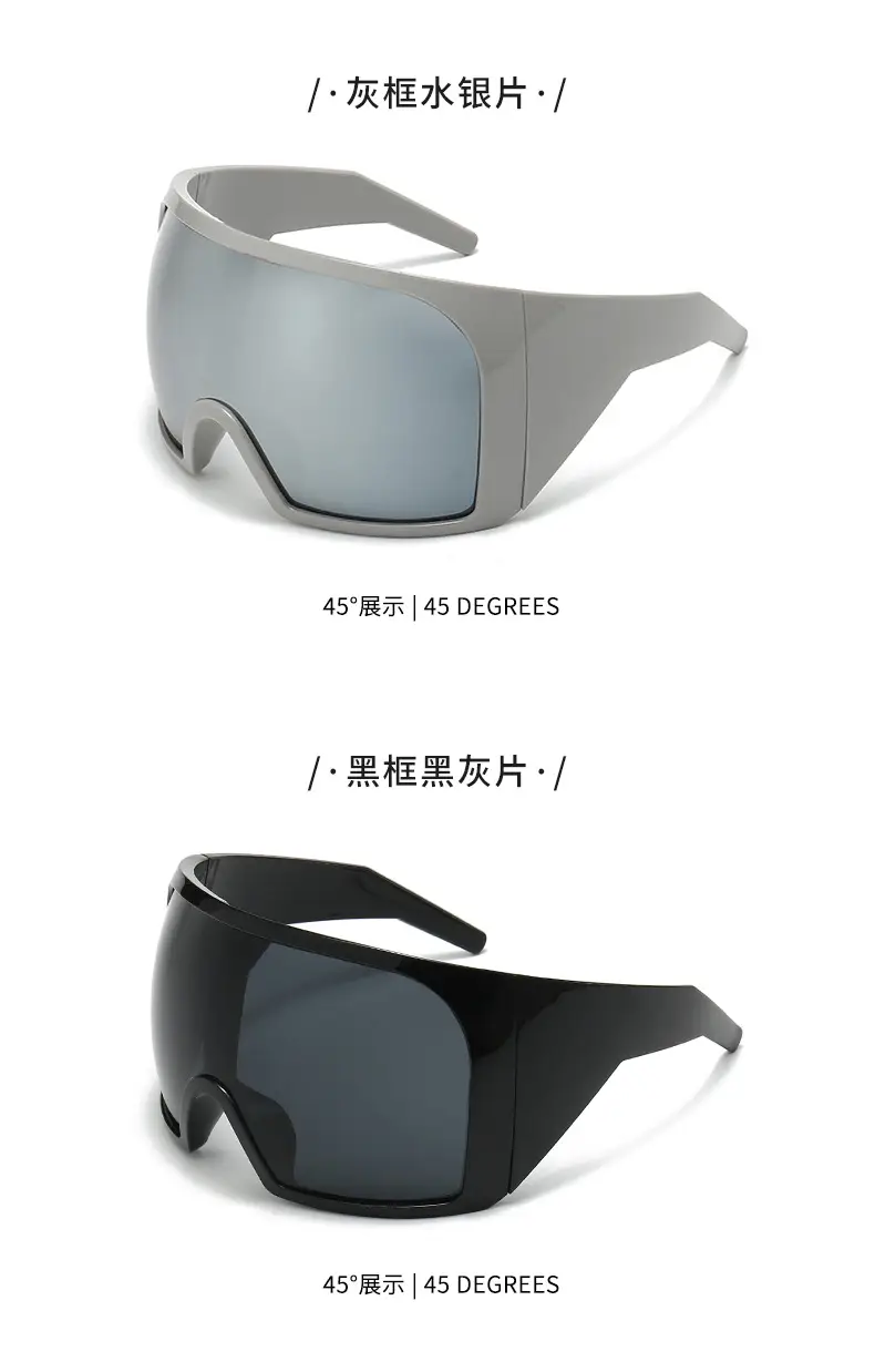 Pink Integrated Lens Ski Sunglasses for Men Women — feature 14