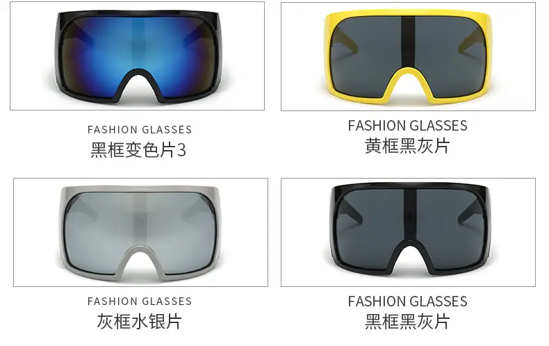 Pink Integrated Lens Ski Sunglasses for Men Women — feature 6