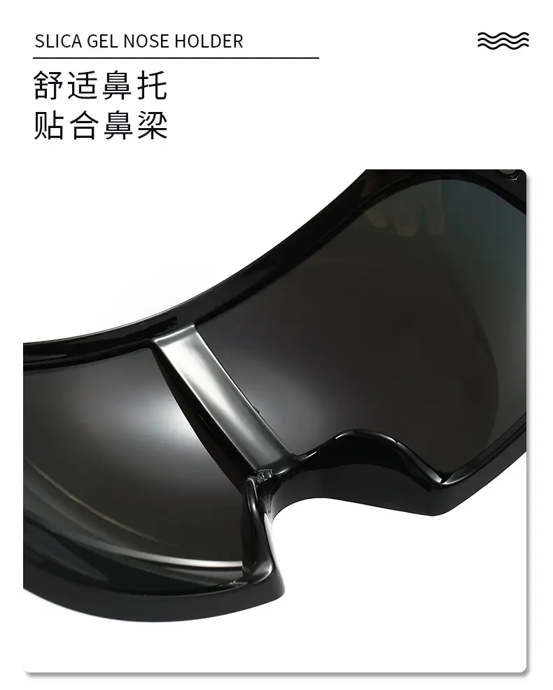 Pink Integrated Lens Ski Sunglasses for Men Women — feature 8