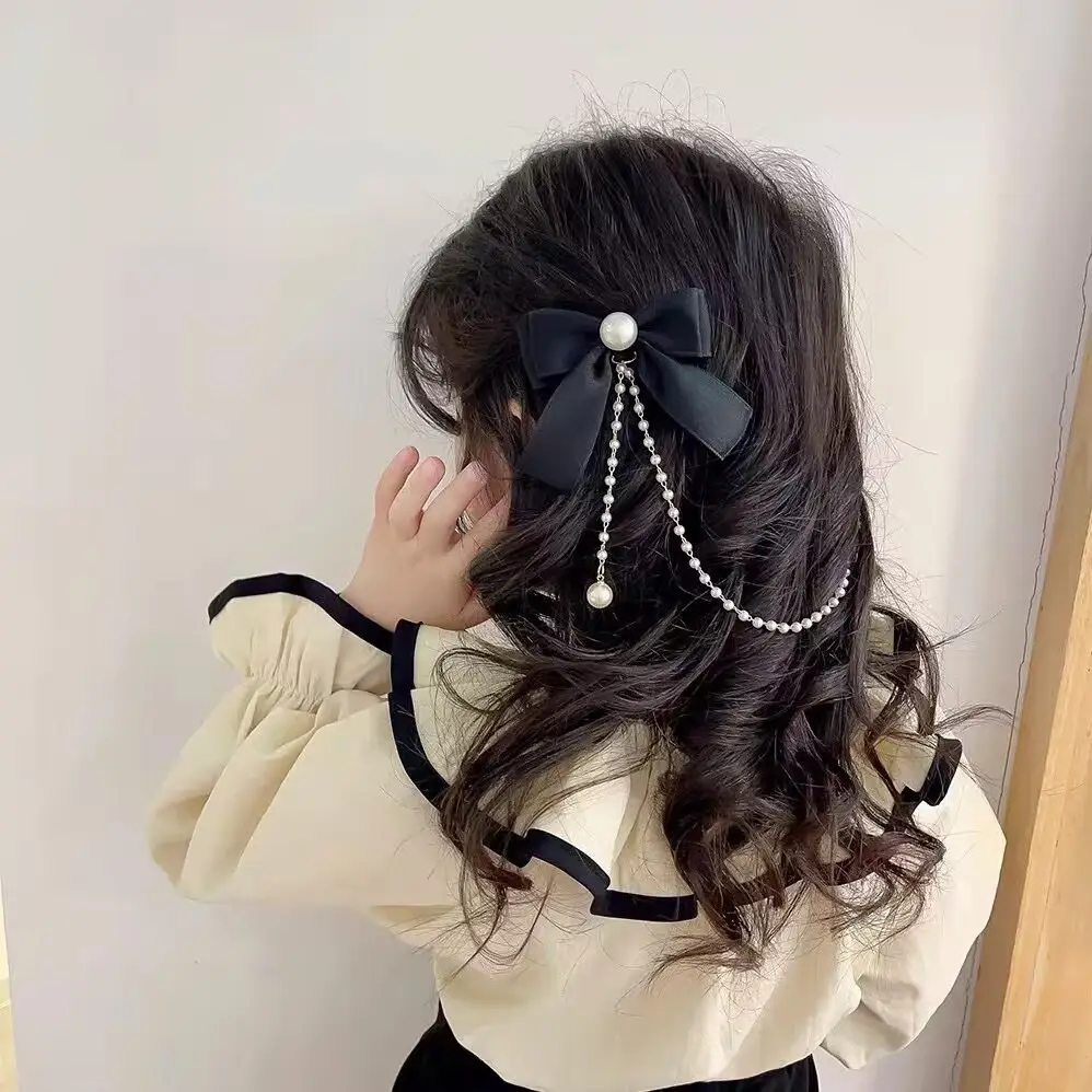 Red New Year Hairpin for Girls Pearl Tassel - Image 10