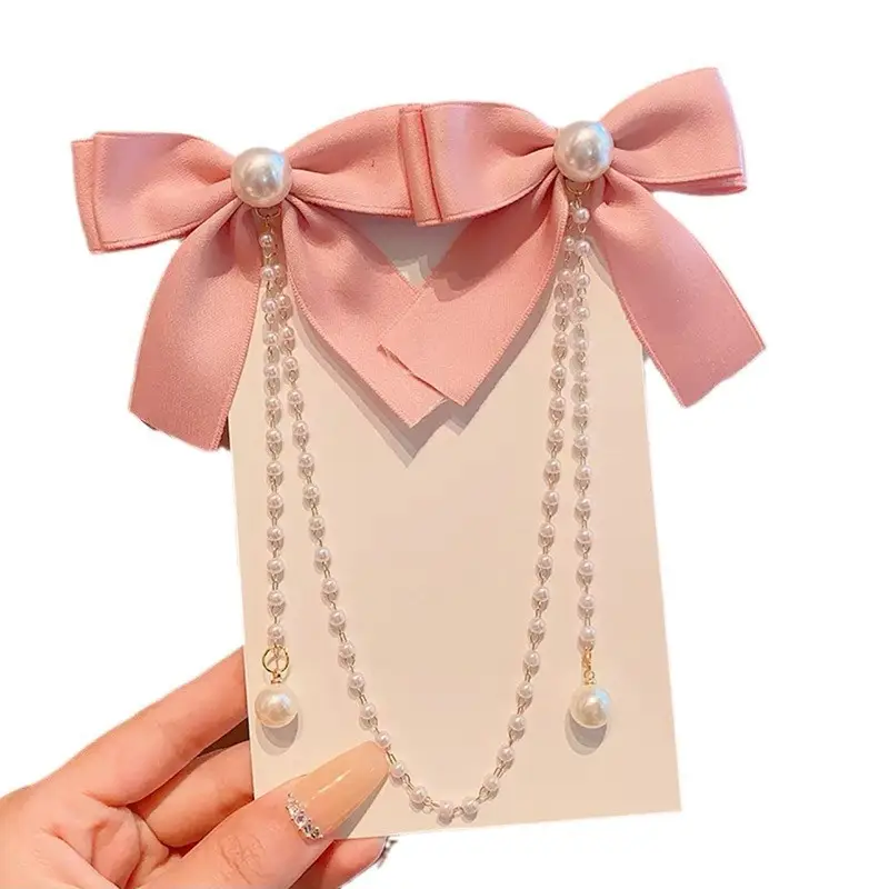 Red New Year Hairpin for Girls Pearl Tassel - Image 11