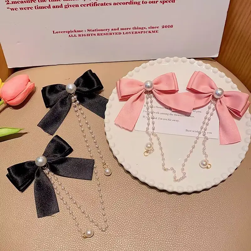 Red New Year Hairpin for Girls Pearl Tassel — feature 57