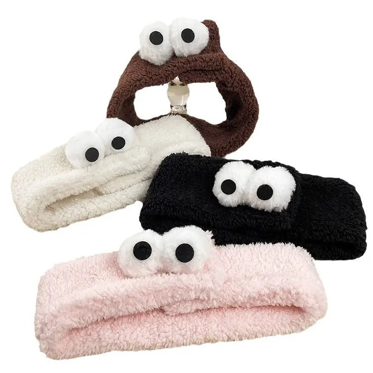 Plush Headband with Big Eyes for Women Winter - Image 11