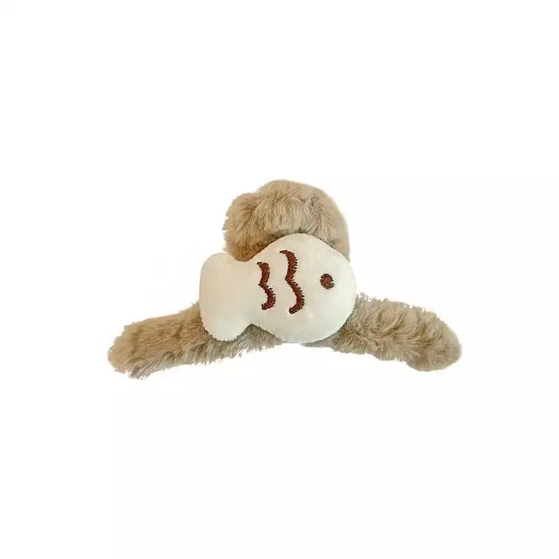 New Arrival Fish Clip Plush Hair Accessories for Women - Image 10