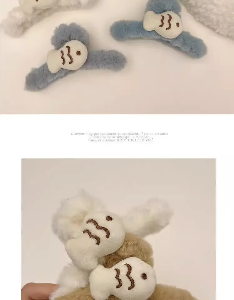 New Arrival Fish Clip Plush Hair Accessories for Women — feature 5