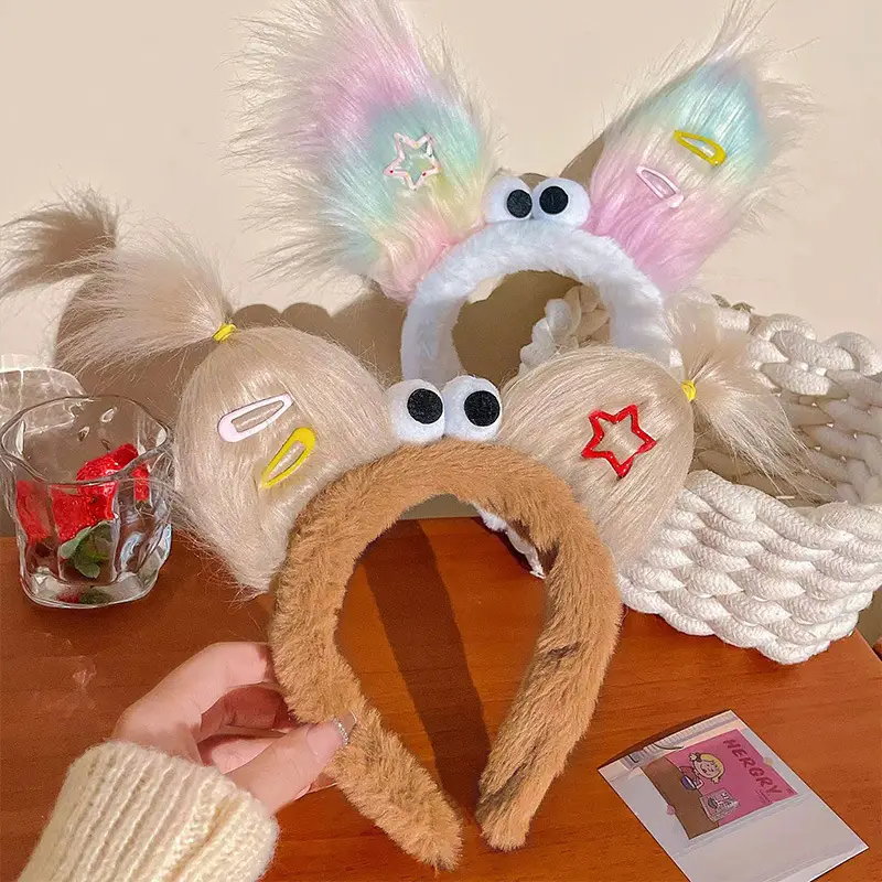 2023 New Funny Ears Headband with Heart Design