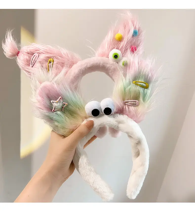 2023 New Funny Ears Headband with Heart Design — feature 3