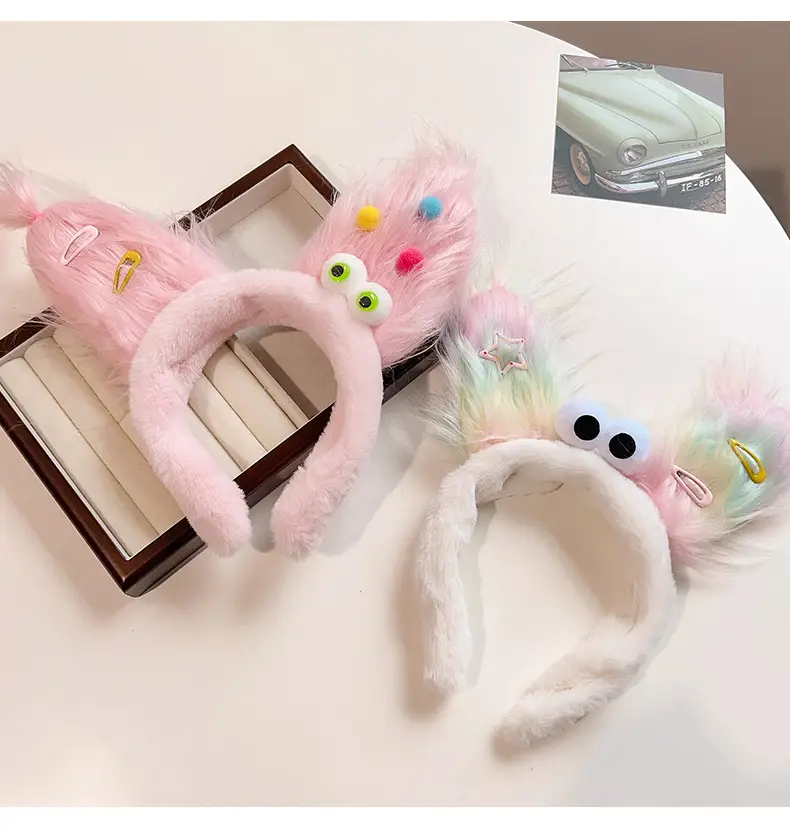2023 New Funny Ears Headband with Heart Design — feature 4