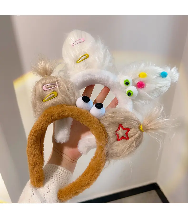 2023 New Funny Ears Headband with Heart Design — feature 5