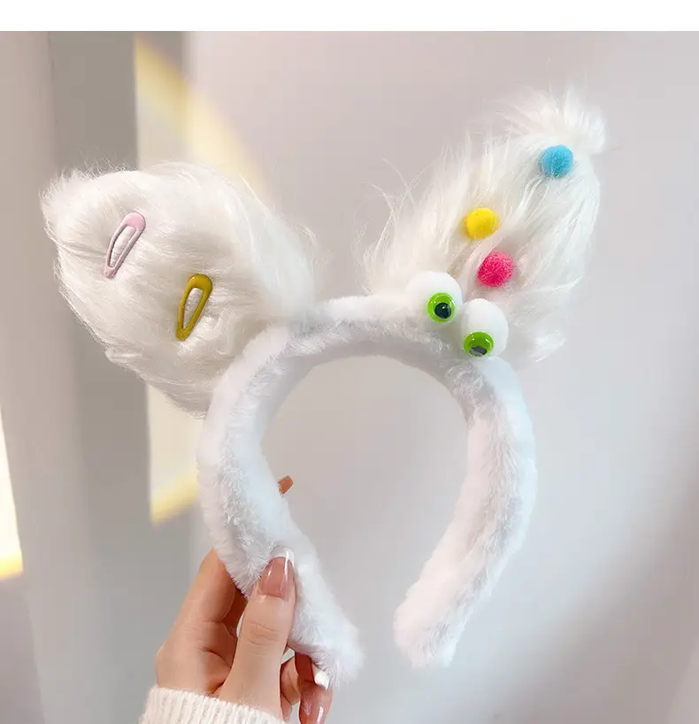2023 New Funny Ears Headband with Heart Design — feature 6