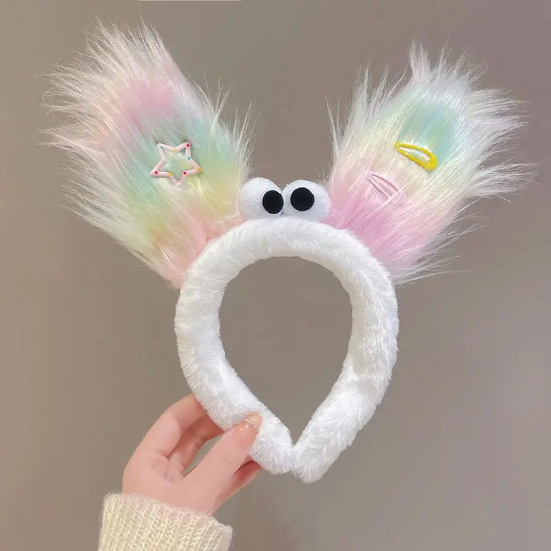 2023 New Funny Ears Headband with Heart Design