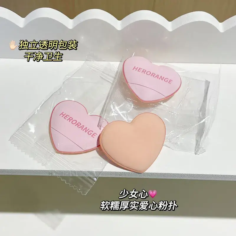 HERORANGE Love Thumb Powder Puff Wet Dry Makeup Fixer - Image 5