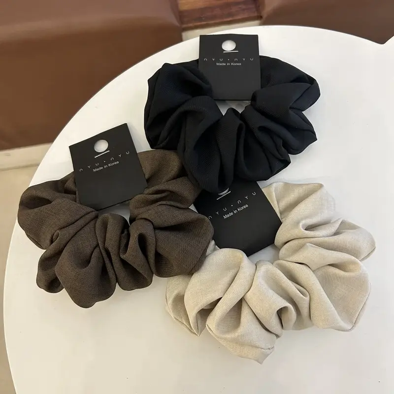 South Korea Dongdaemun Hair Band Solid Color High Elasticity - Image 8