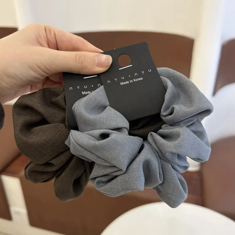 South Korea Dongdaemun Hair Band Solid Color High Elasticity - Image 9