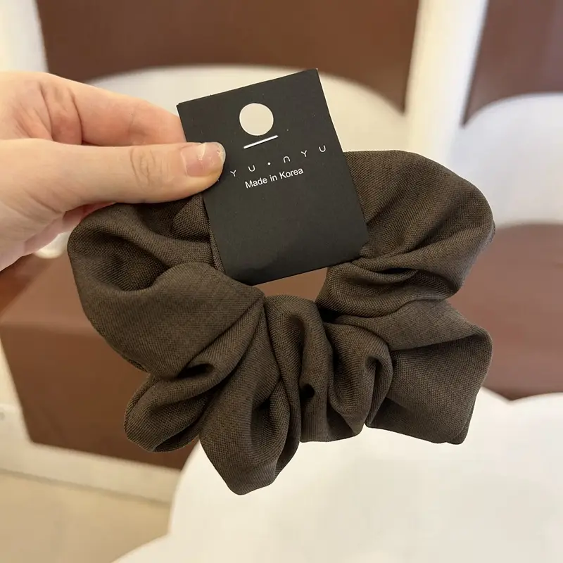 South Korea Dongdaemun Hair Band Solid Color High Elasticity - Image 3
