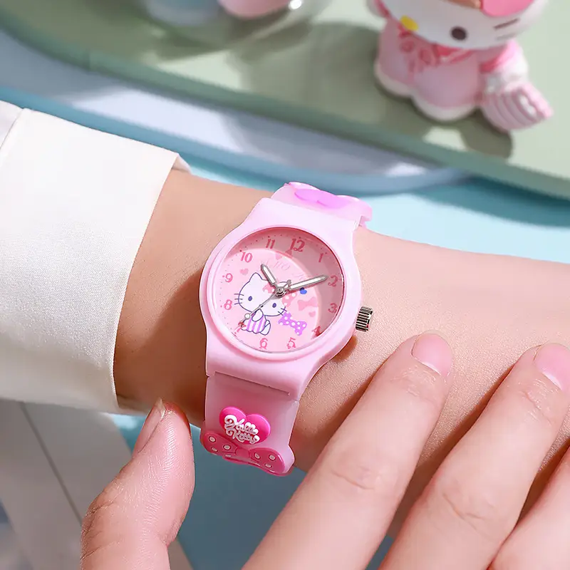 New Cute Cartoon Children's Watch Jelly Primary School Student Watch Quartz Watch Boy Girl Gift