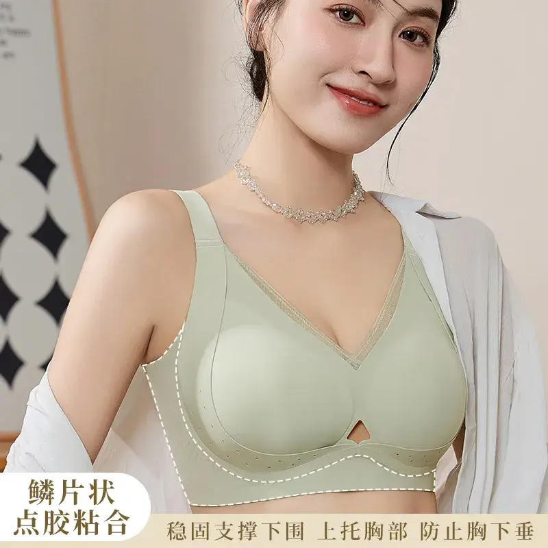 Wire-Free Women's Traceless Bra Large Size - Image 7