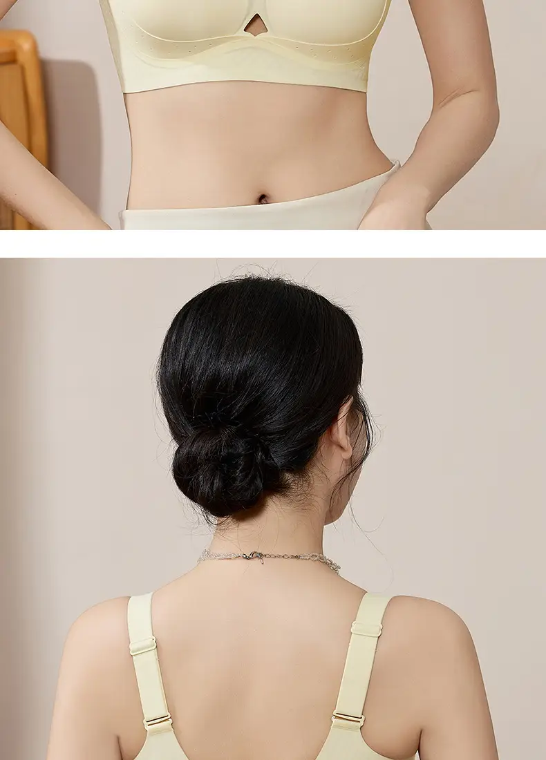 Wire-Free Women's Traceless Bra Large Size — feature 19