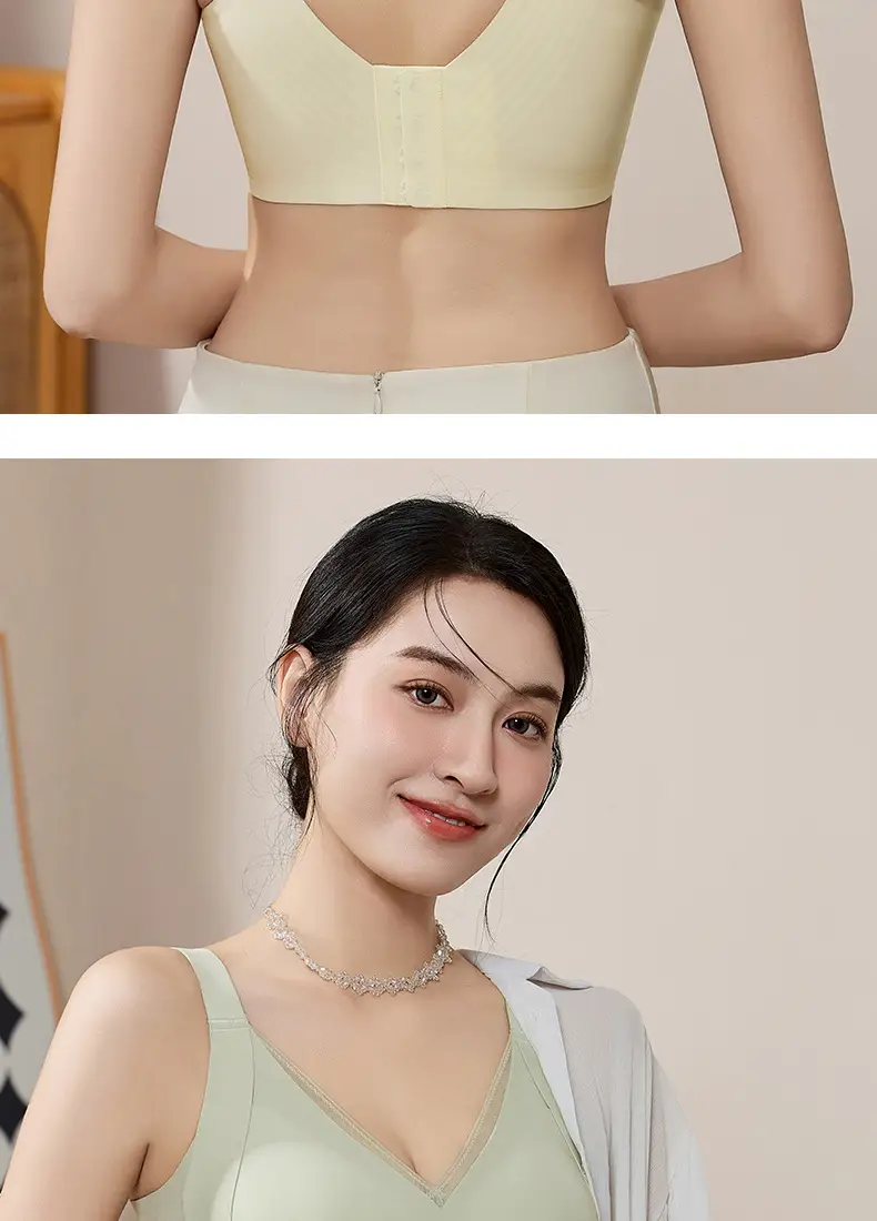 Wire-Free Women's Traceless Bra Large Size — feature 20