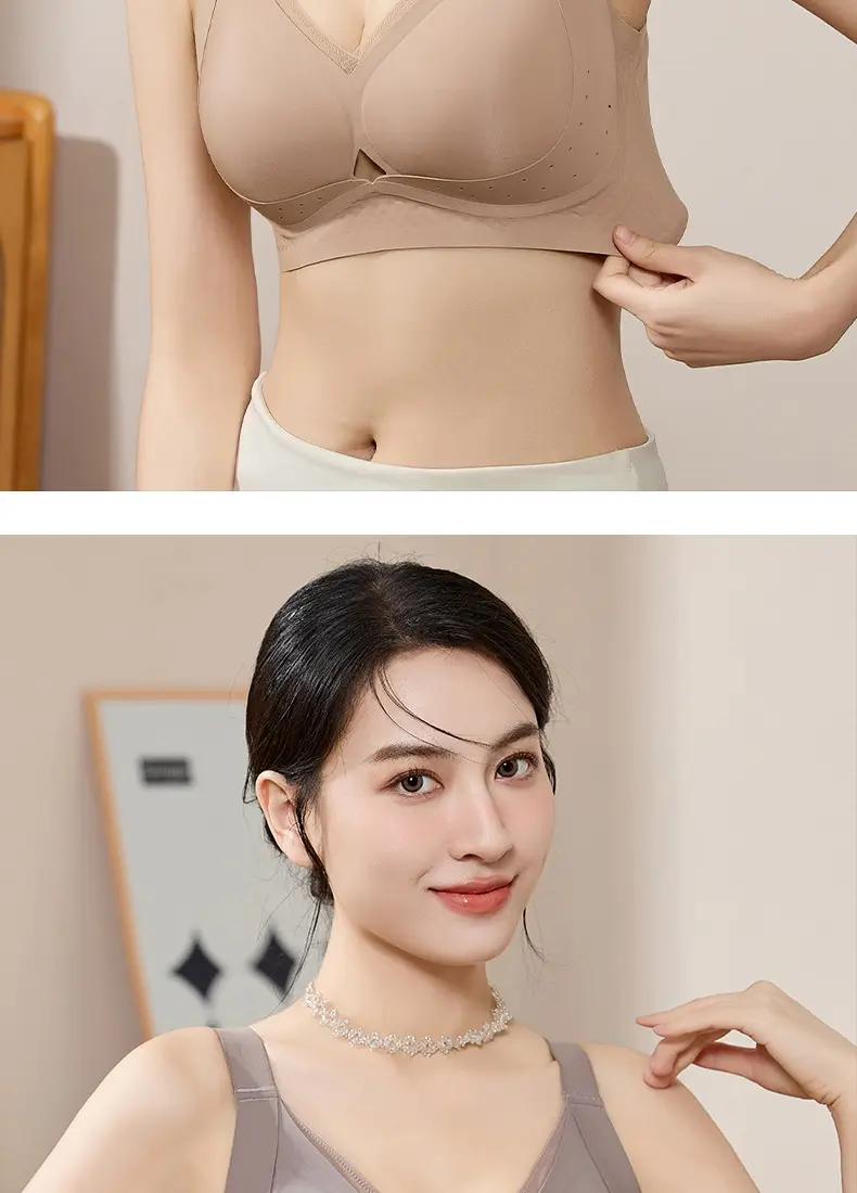 Wire-Free Women's Traceless Bra Large Size — feature 22