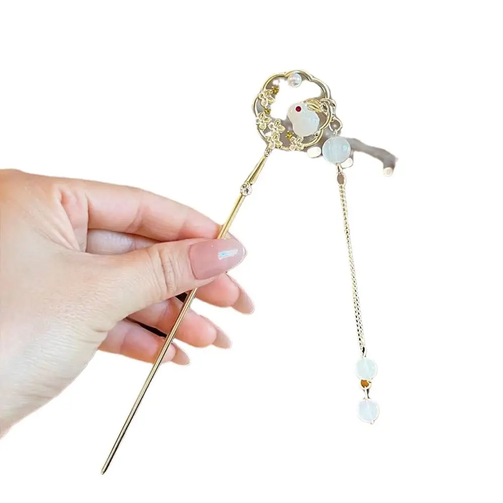 New Chinese Tassel Hairpin Women Ancient High Grade Metal