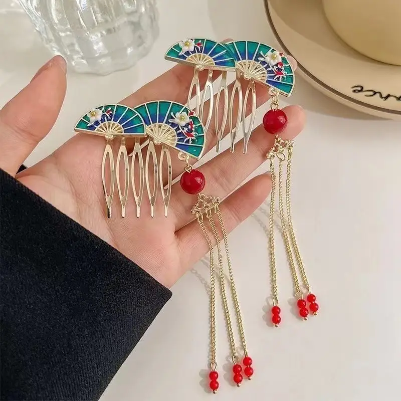 New Chinese Tassel Hairpin Women Ancient High Grade Metal — feature 36