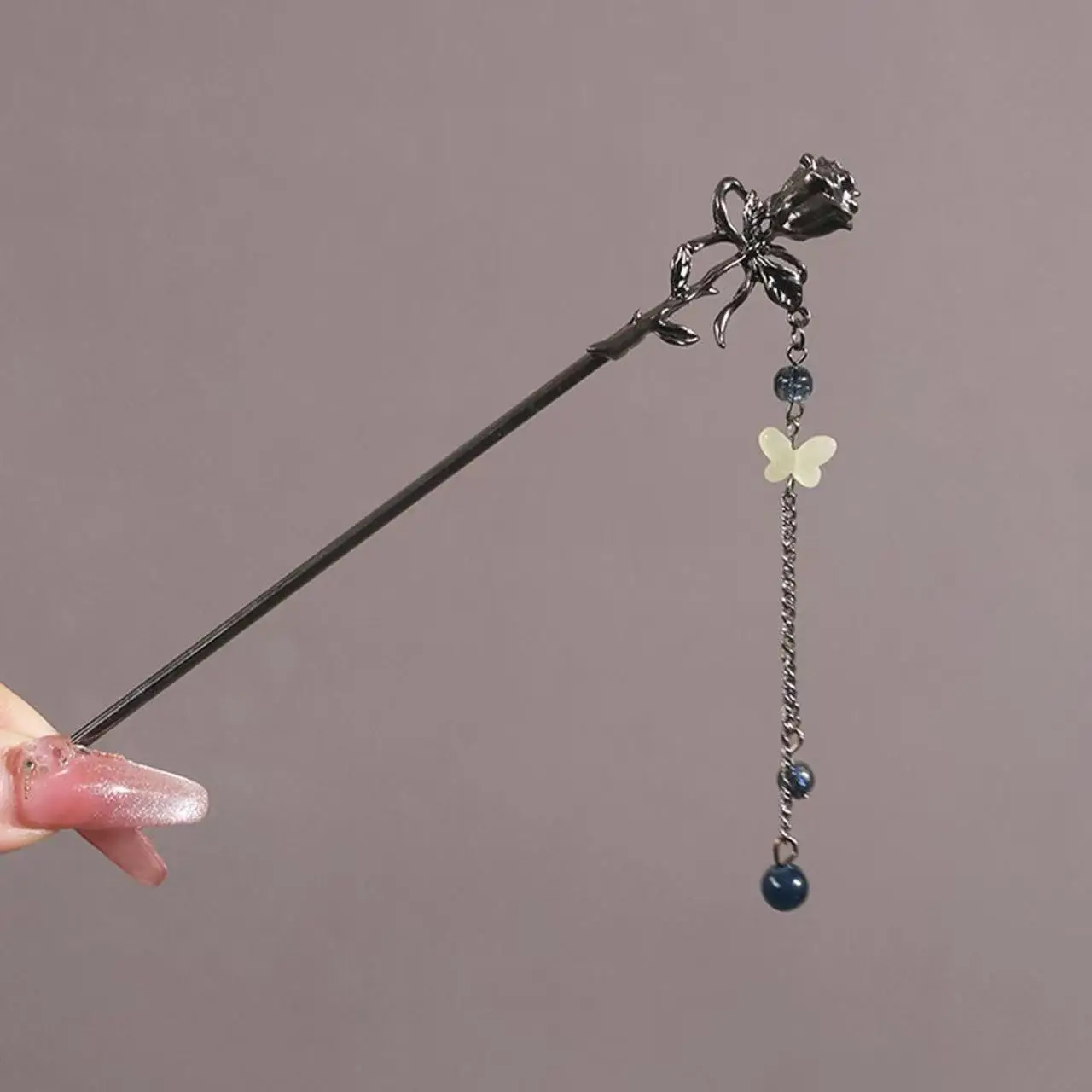 New Chinese Tassel Hairpin Women Ancient High Grade Metal