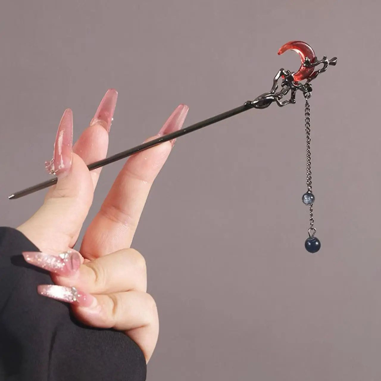 New Chinese Tassel Hairpin Women Ancient High Grade Metal