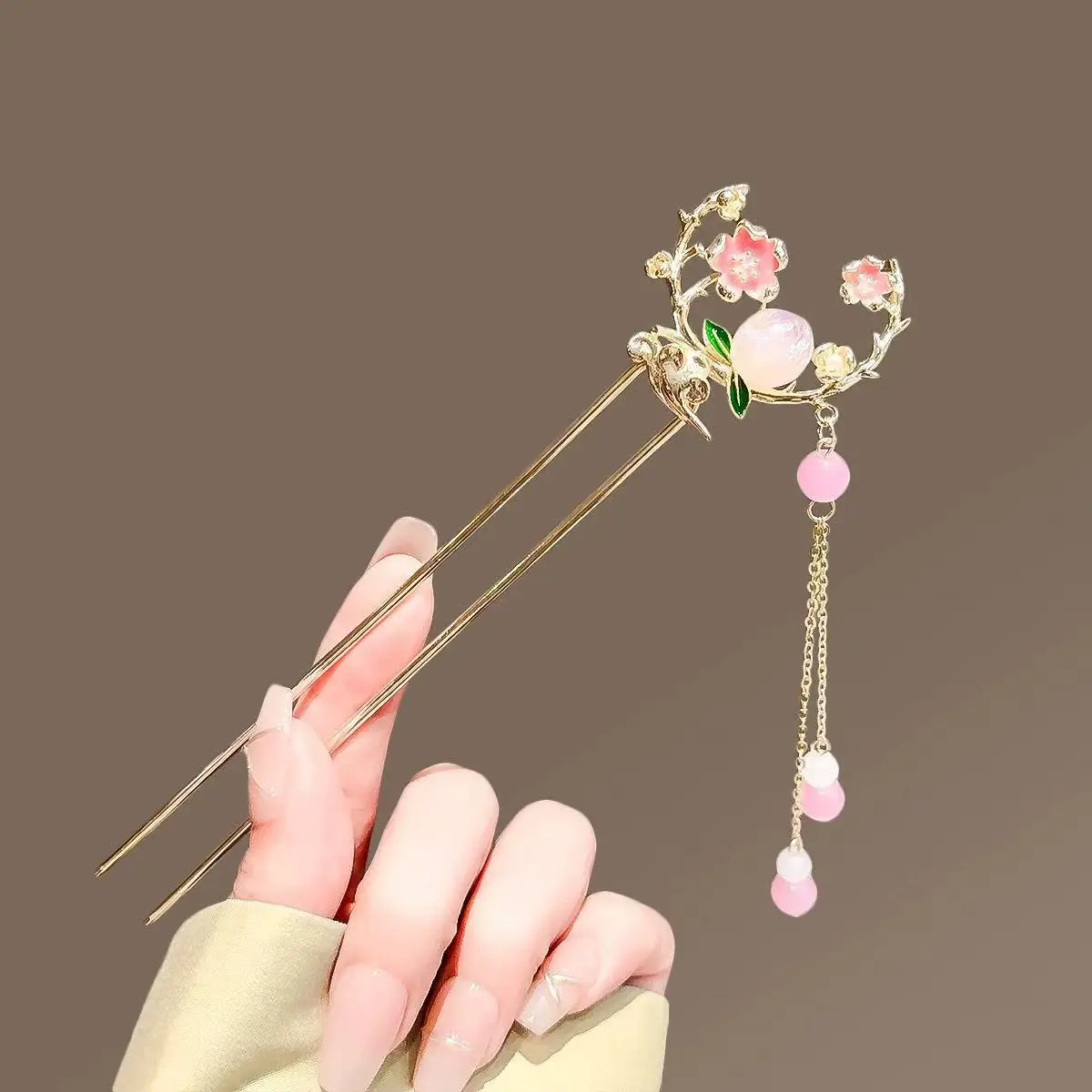 New Chinese Tassel Hairpin Women Ancient High Grade Metal