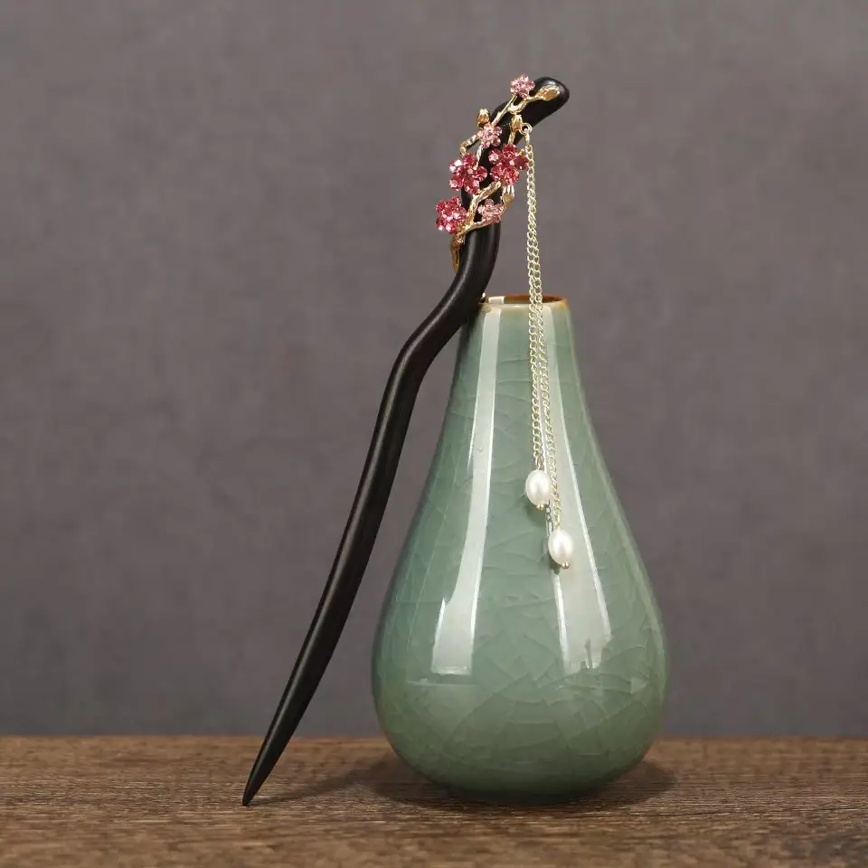 New Chinese Tassel Hairpin Women Ancient High Grade Metal
