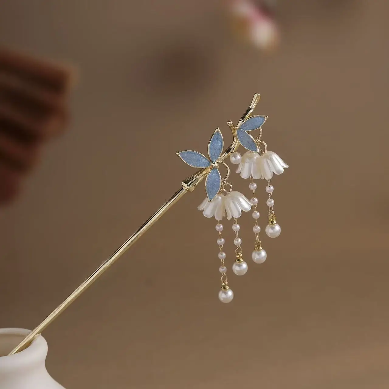 New Chinese Tassel Hairpin Women Ancient High Grade Metal