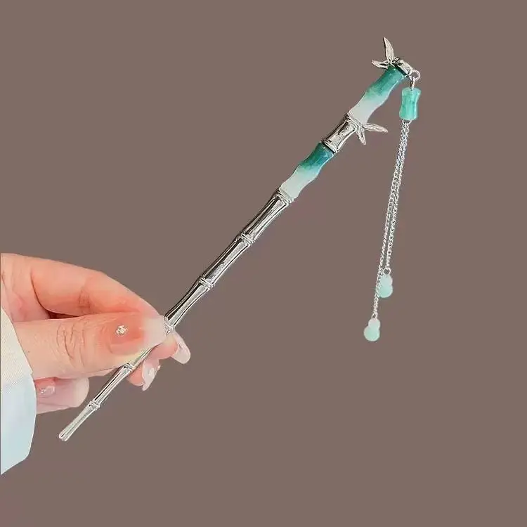 New Chinese Tassel Hairpin Women Ancient High Grade Metal