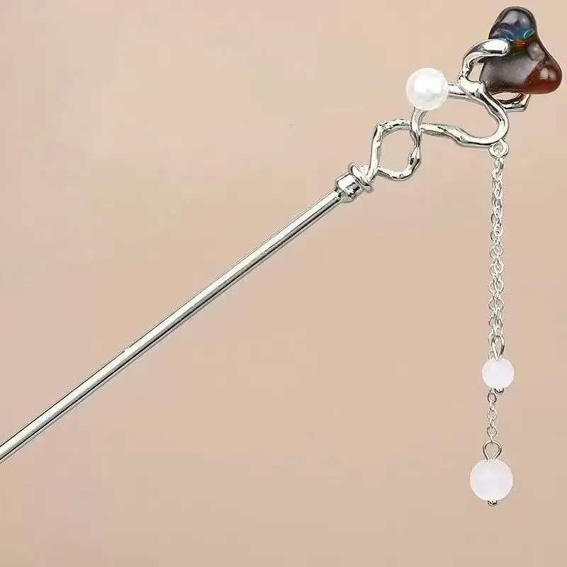 New Chinese Tassel Hairpin Women Ancient High Grade Metal