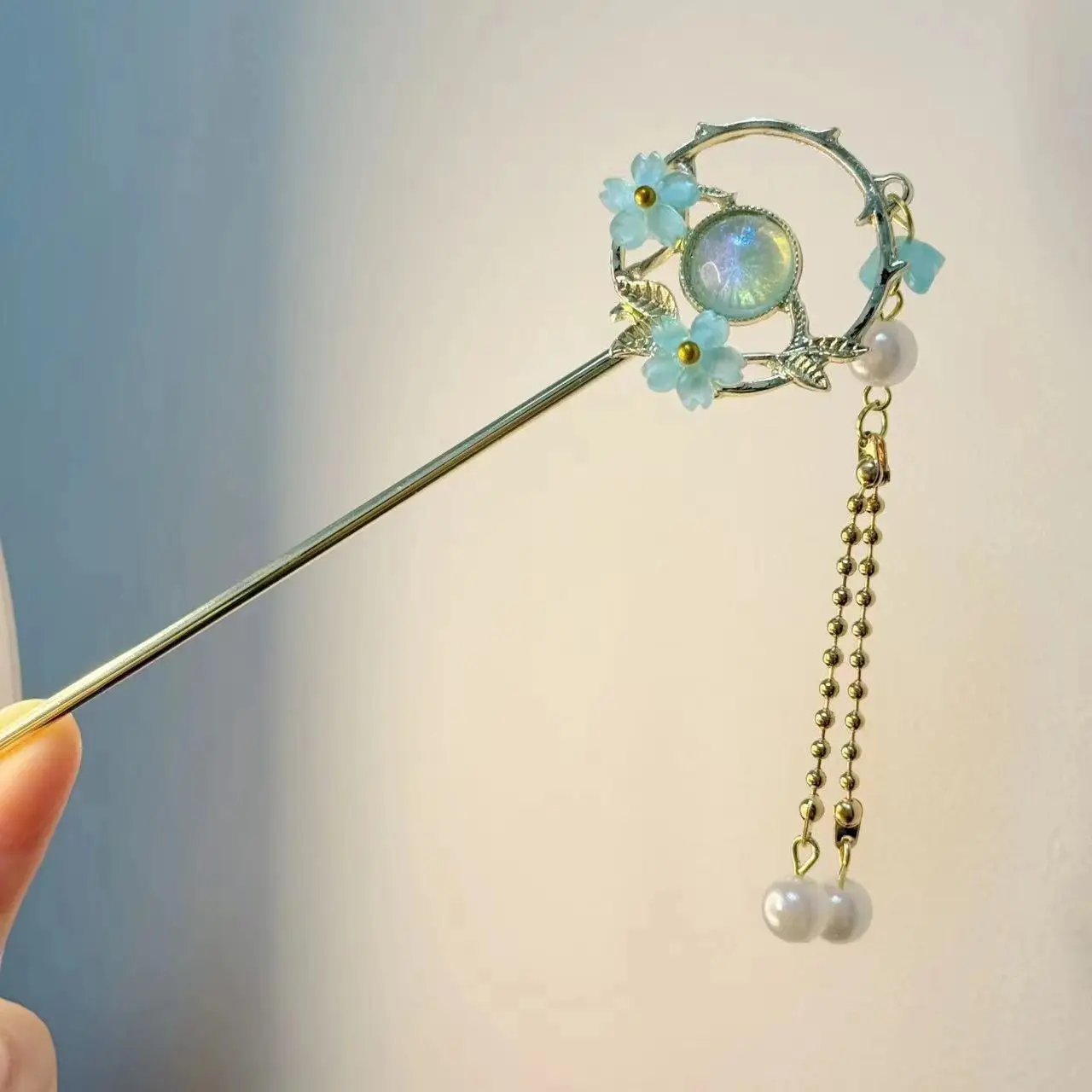 New Chinese Tassel Hairpin Women Ancient High Grade Metal