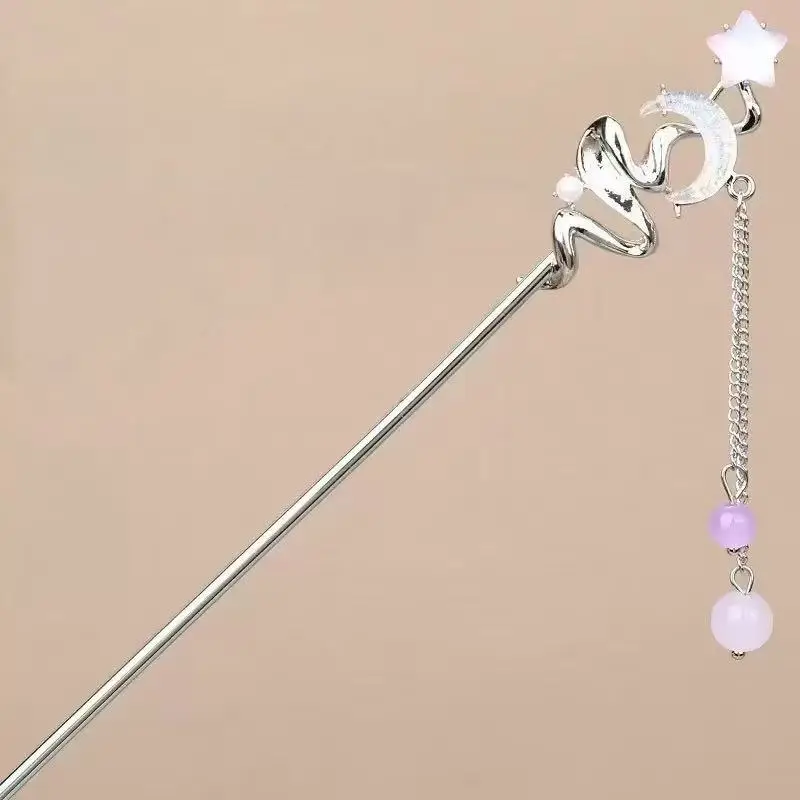 New Chinese Tassel Hairpin Women Ancient High Grade Metal