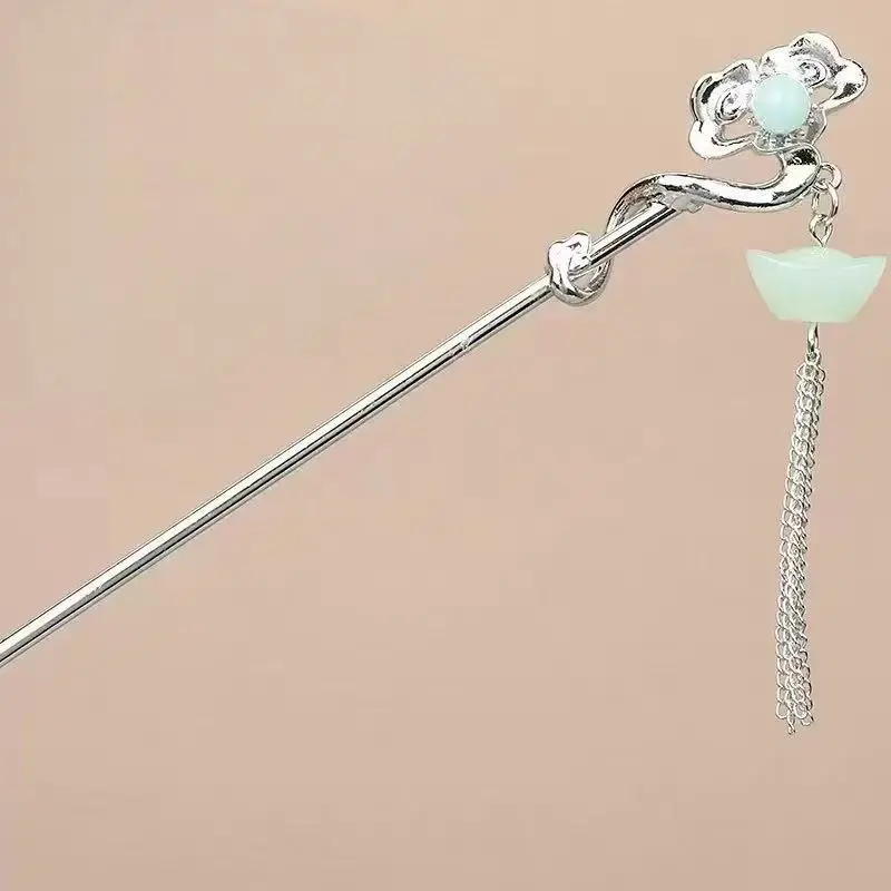 New Chinese Tassel Hairpin Women Ancient High Grade Metal