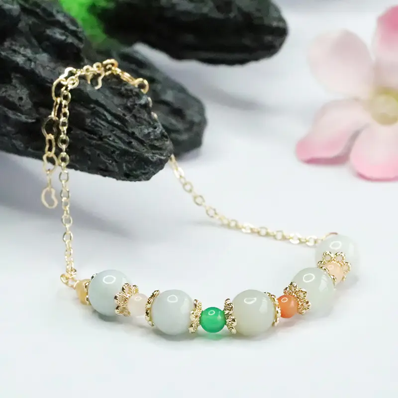 Jade five-bead bracelet (fc3120710）