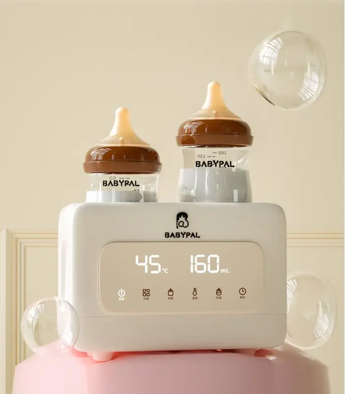 [Same Style] Newborn Wide-Caliber Bottom Return Milk Bottle Genuine Crystal Diamond Glass Feeding Bottle Silicone Nipple — feature 10