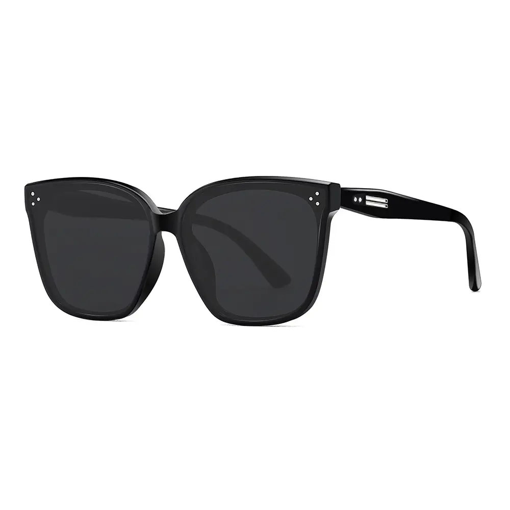 Women Polarized Anti-UV Sunglasses Black