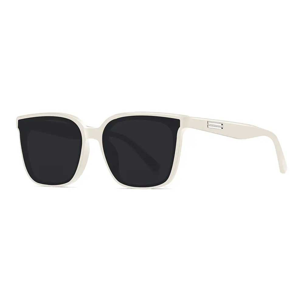 Women's Anti-UV Polarized Sunglasses White Frame - Image 2