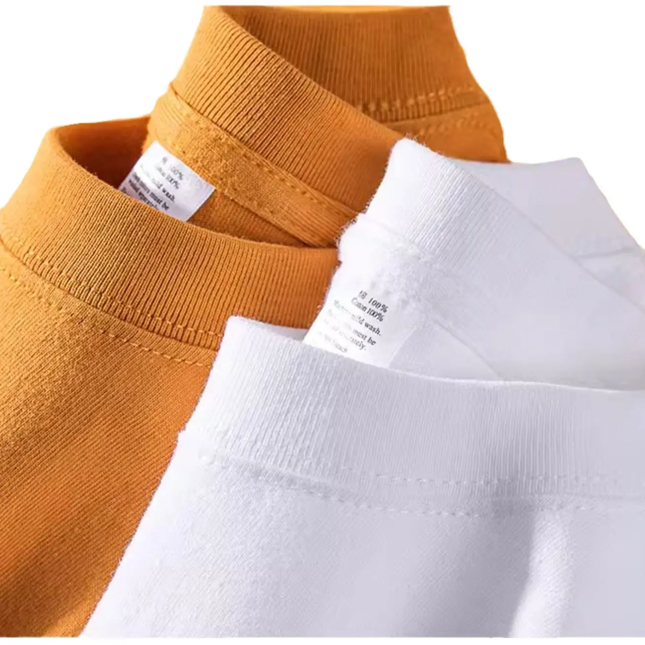 Men Cotton Red T-Shirt Loose Round Neck - Image 18