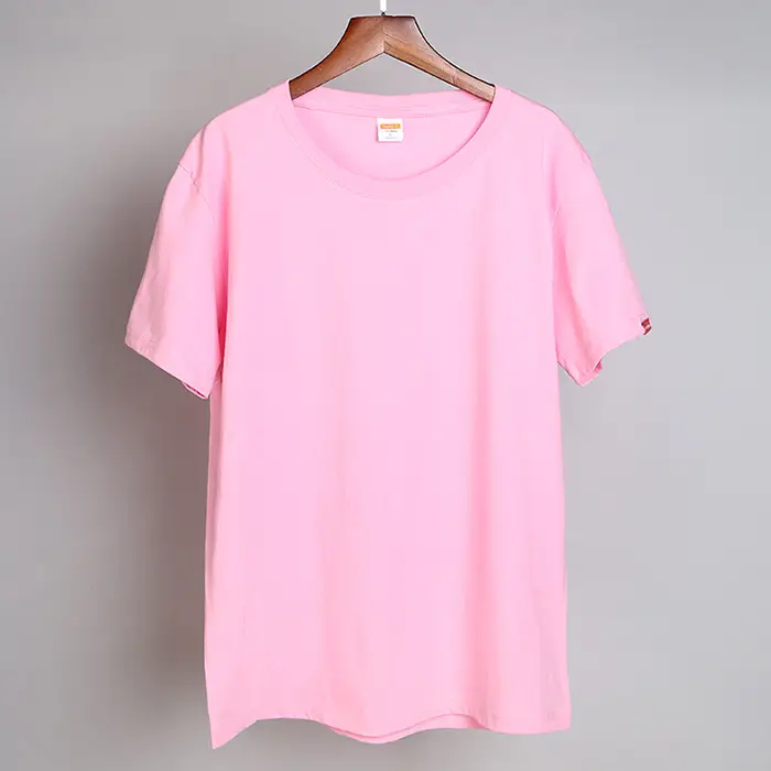 Men Cotton Red T-Shirt Loose Round Neck - Image 13