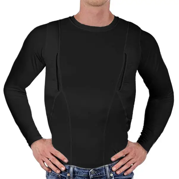 2023 Black Tactical Long Sleeve T-Shirt for Men Women - Image 3
